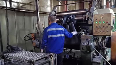 RLinha de produção de folhas de borracha